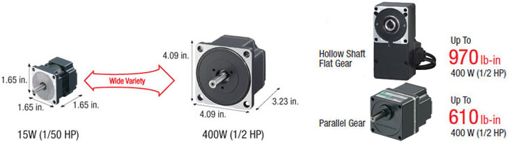 Wide Variety of Brushless DC Motors