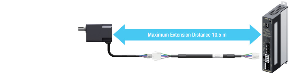 BLS Series - Maximum Cable Extension Distance 10.5 m