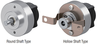 Round and Hollow Shaft Incremental Rotary Encoders