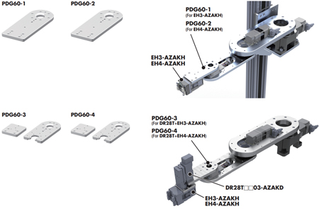 Mounting Brackets for SCAR OVR2041k3-H