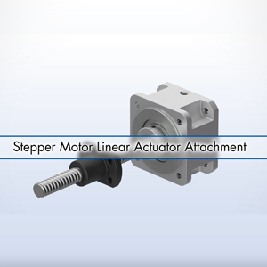 Watch Convert Stepper Motors to Linear Actuators