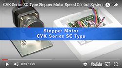 Video - CVK-SC Speed Control Stepper Motors