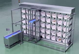 Case Study - Stable Operation of Small Automated Warehouses and Downsizing of Conveying System