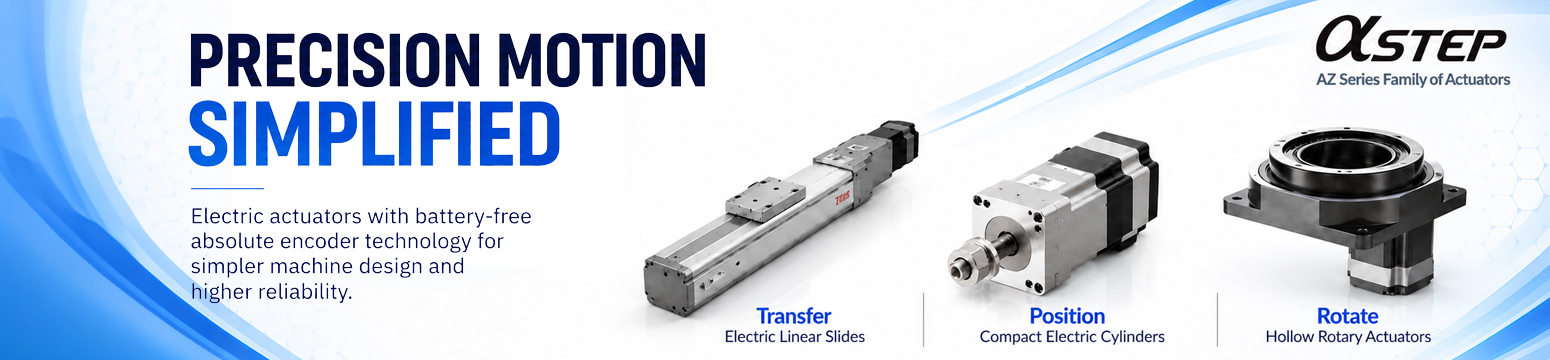 Precision Motion Simplified with AZ Series Family of Electric Actuators