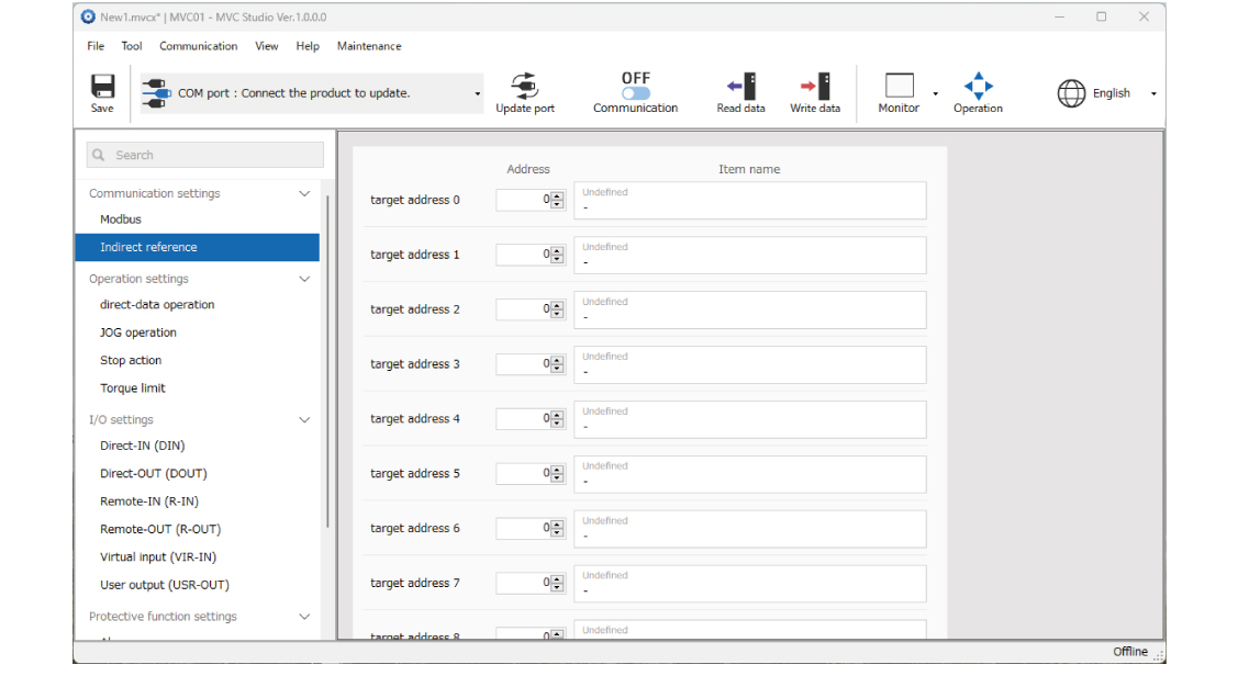 Robot Information Settings