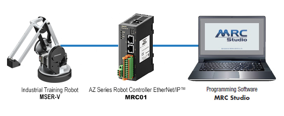 MRC01 Easy Set Up with MSER-V Training Robot