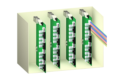 Space-Saving Installation - Multi-Axis Drivers Right-Angle Connector