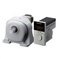 Solution: Brushless Motor BMU Series with JB gearhead (foot mount gearhead) for downsizing and reduction of weight while maintaining the same speed and torque