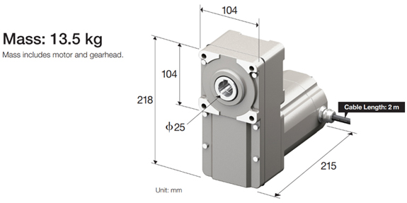 Space saving with hollow shaft gear dimensions