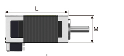 Size Comparison between PKP Series 13 mm stepper motors